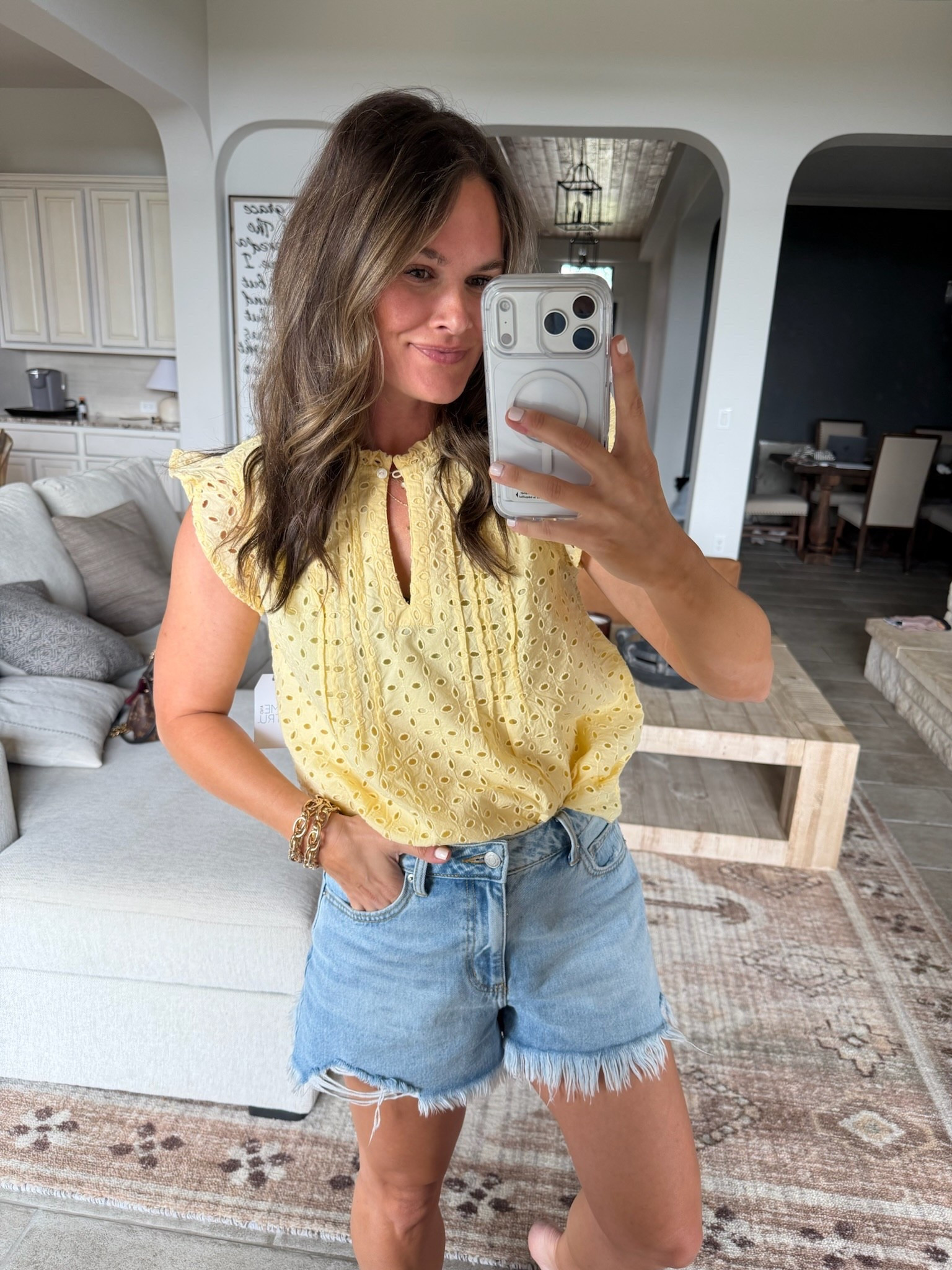 This top looks straight out of Anthro 🤍 I linked a few similar styles I love too!

#LTKgrwm #LTKdayinmylife #LTKootd