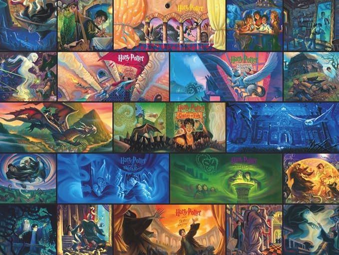 New York Puzzle Company - Harry Potter Harry Potter Collage - 1000 Piece Jigsaw Puzzle | Amazon (US)