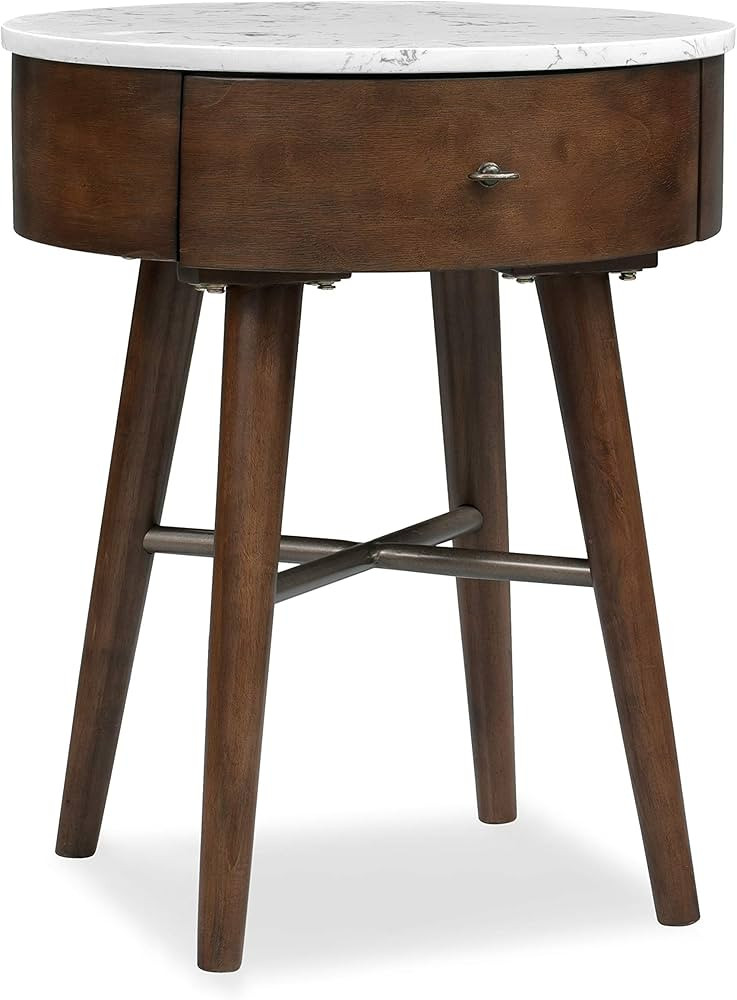 POLY & BARK Andover Side Table, Walnut | Amazon (US)