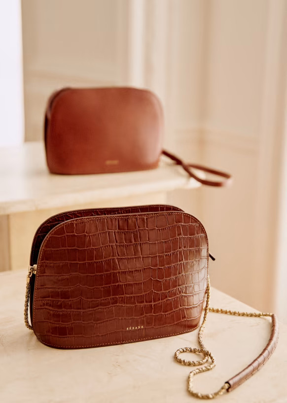 Croco Victor Bag | Sezane Paris