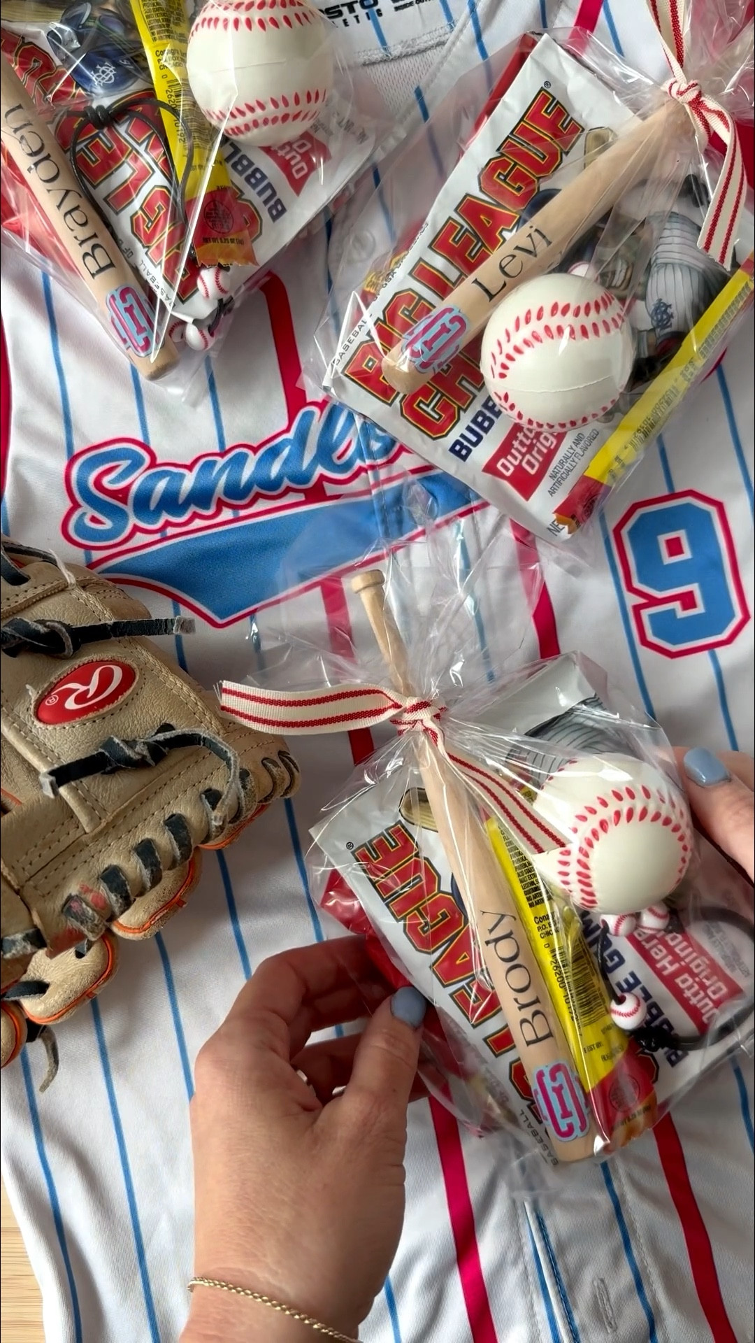 Baseball gifts for the whole team! I made the logo and stickers with my Cricut but linked some letter stickers that work just fine!

#LTKKids #LTKmomlife