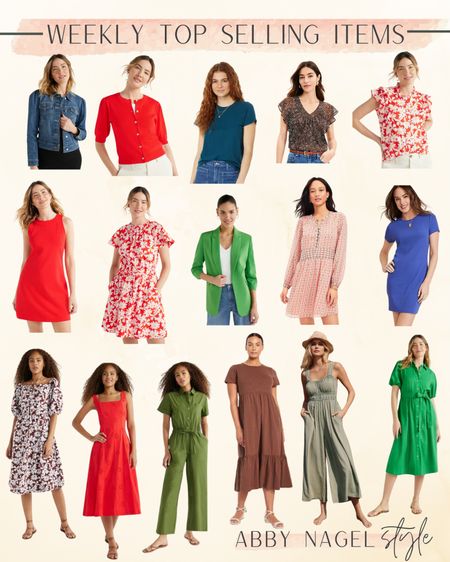 Weekly most popular finds. 

Green dress (bottom left) is Spring 🌷

#LTKFindsUnder100 #LTKStyleTip #LTKFindsUnder50