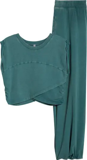 FP Movement Golden Hour Crop T-Shirt & Joggers Set | Nordstrom