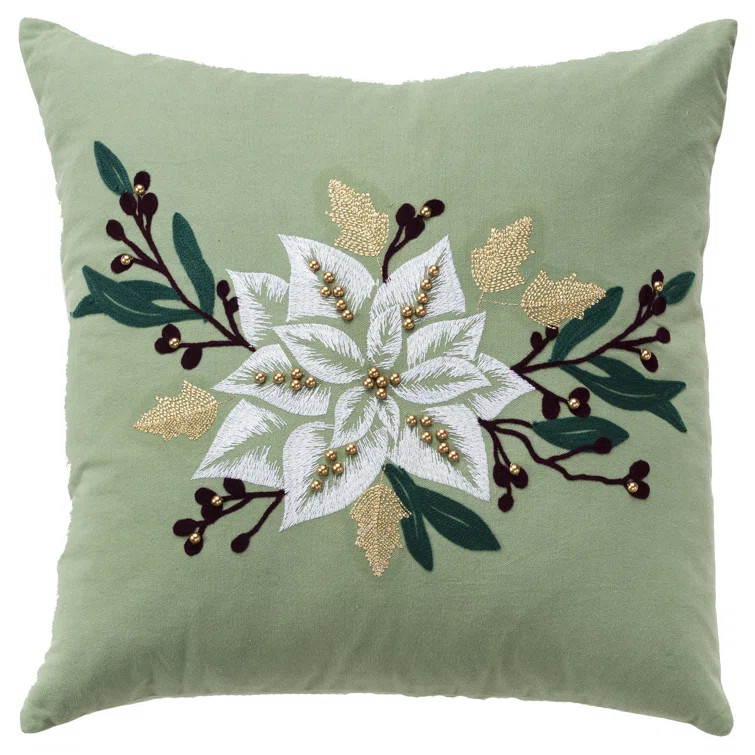 Gelt Floral Square Throw Pillow | Wayfair North America