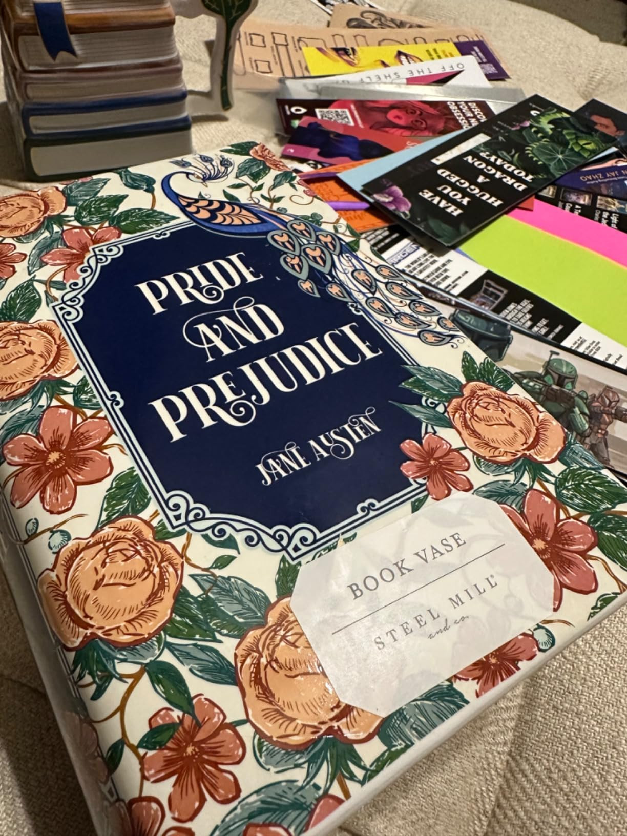 Steel Mill & Co Original Book-Shaped Decorative Vase, Ceramic Vases for Home Decor, Cute Bookshel... | Amazon (US)