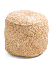 Jute Pouf Ottoman | Poufs & Ottomans  | Marshalls | Marshalls