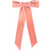 Jennifer Behr velvet hair bow - Pink | Farfetch EU