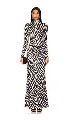 Runaway The Label Willem Maxi Dress in Zebra from Revolve.com | Revolve Clothing (Global)