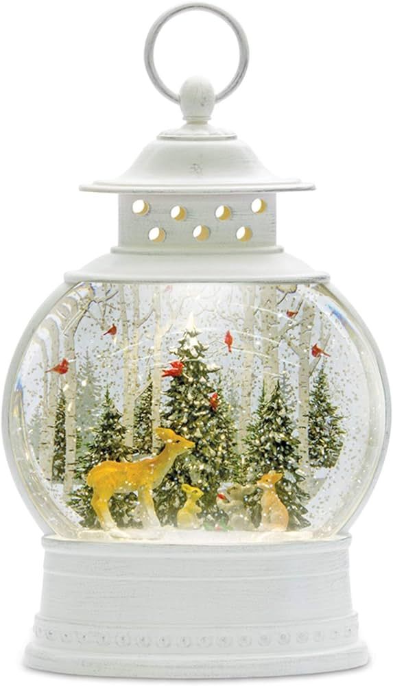 Melrose Forest Friends Snow Globe Lantern | Amazon (US)