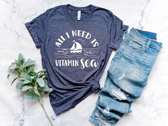 Summer Vacation Shirt  Sailing Tshirt  Sailor Tee  Beach | Etsy | Etsy (US)