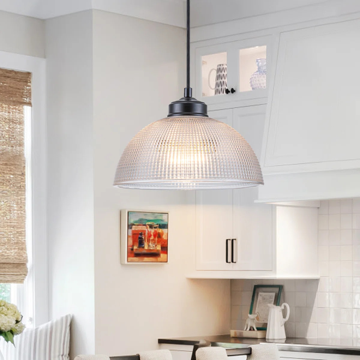 1-light Glass Dome Single Pendant | Wayfair North America