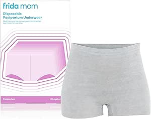 Frida Mom Disposable Boyshort Cut Postpartum Underwear by Frida Mom |Super Soft, Stretchy, Breath... | Amazon (US)