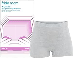 Frida Mom Disposable Boyshort Cut Postpartum Underwear by Frida Mom |Super Soft, Stretchy, Breath... | Amazon (US)
