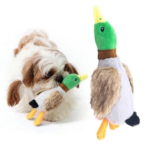 RffjydfcxA Dog Toys for Aggressive Chewers with Built-in Squeaker, 2026 Upgraded Duck Dog Toys Large Dogs Indestructible, Cute Yellow Duck Dogs Plush Toy for Boredom Relief (D-A, one-Size) | Amazon (US)
