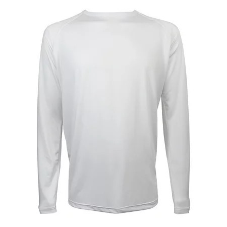 Victory Outfitters Men s Active Long Sleeve Performance Tee - White - Small | Walmart (US)