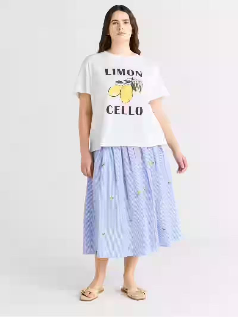 Free Assembly Women's and Women's Plus Cropped Cotton Graphic Tee with Short Sleeves, Sizes XS-4X | Walmart (US)