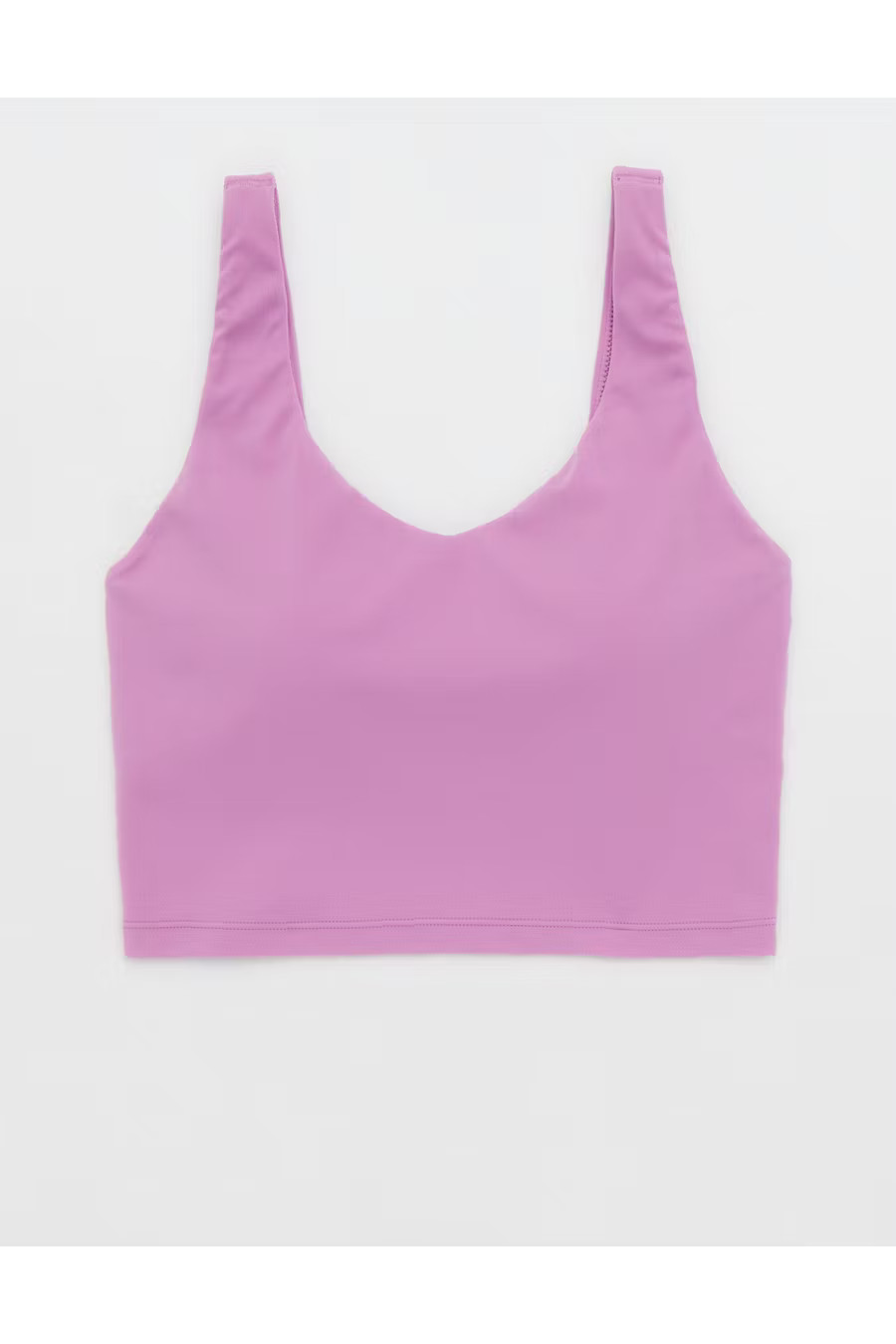 OFFLINE By Aerie Real Me Low Key Longline Sports Bra Women's Sunset Purple L | Aerie