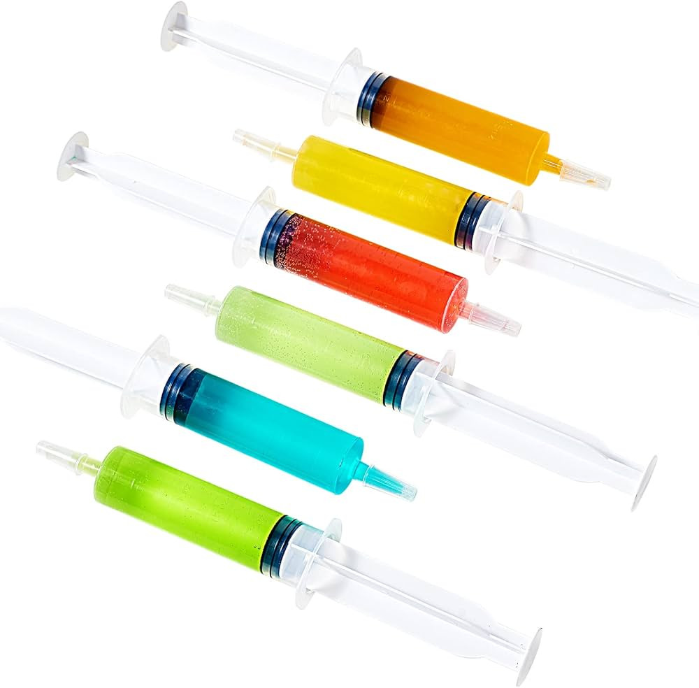 40 Pack Jelly Shot Syringes, 2 oz Jelly Shot Syringe With Caps, Reusable Plastic Syringe for Jell... | Amazon (US)