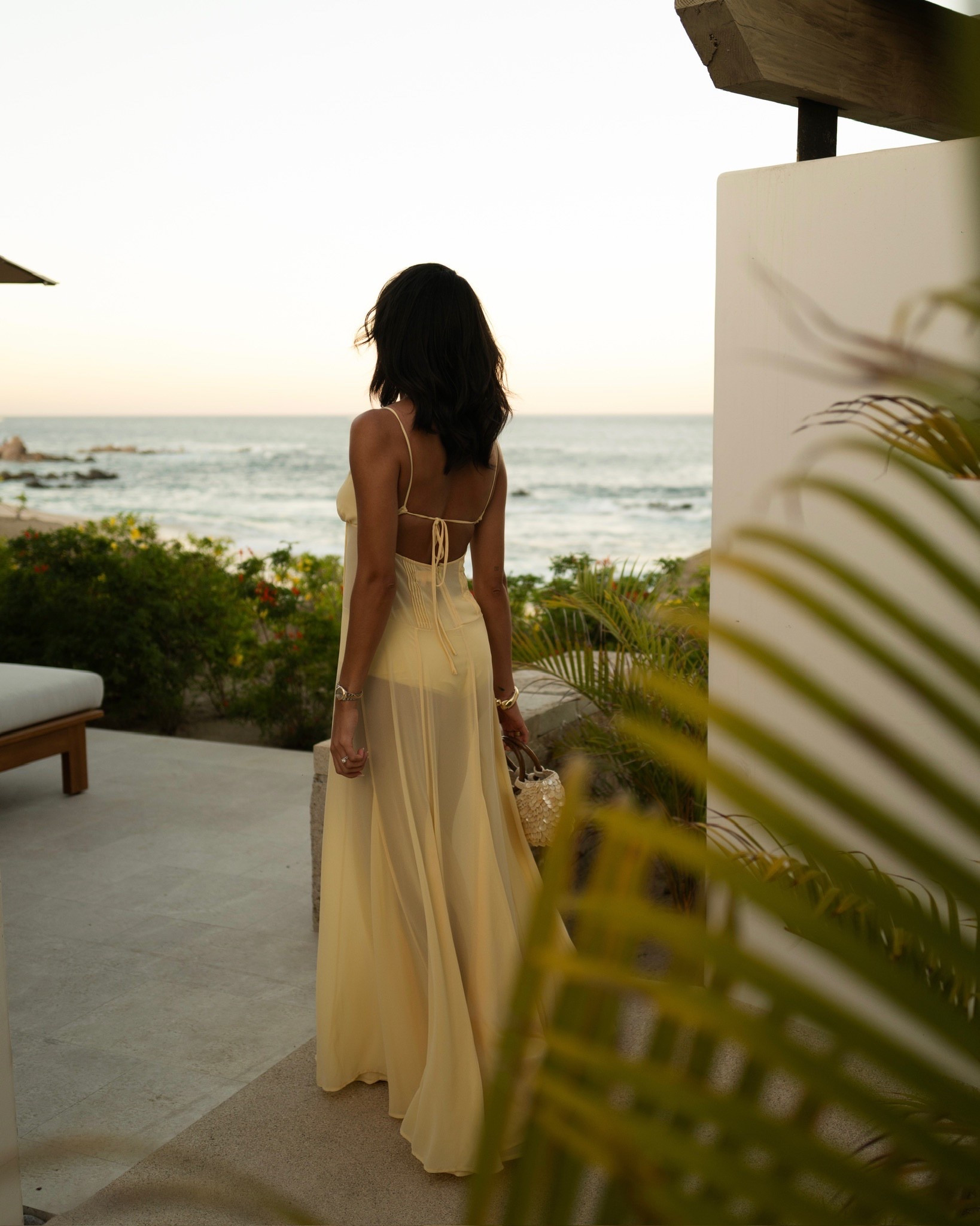 Resortwear dinner outfit! Love this yellow maxi dress - it’s sheer but covered in all the right places. Wearing an XS - size down if between sizes! 

Vacation outfit 
Maxi dress 
Butter yellow 

#LTKootd #LTKSeasonal #LTKTravel