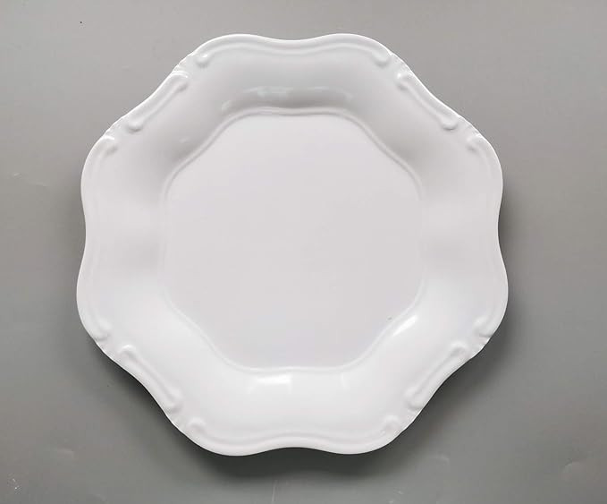 LOK-OSEMILE Melamine Dinner Plates Set for 6, 11 inch Dinner Dishes Set for Indoor and Outdoor Us... | Amazon (US)