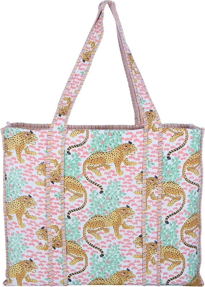 Cotton Tote Bag Travel Bag for Women Shopping & Grocery Bag, Durable, Washable Best For Valentine... | Amazon (US)