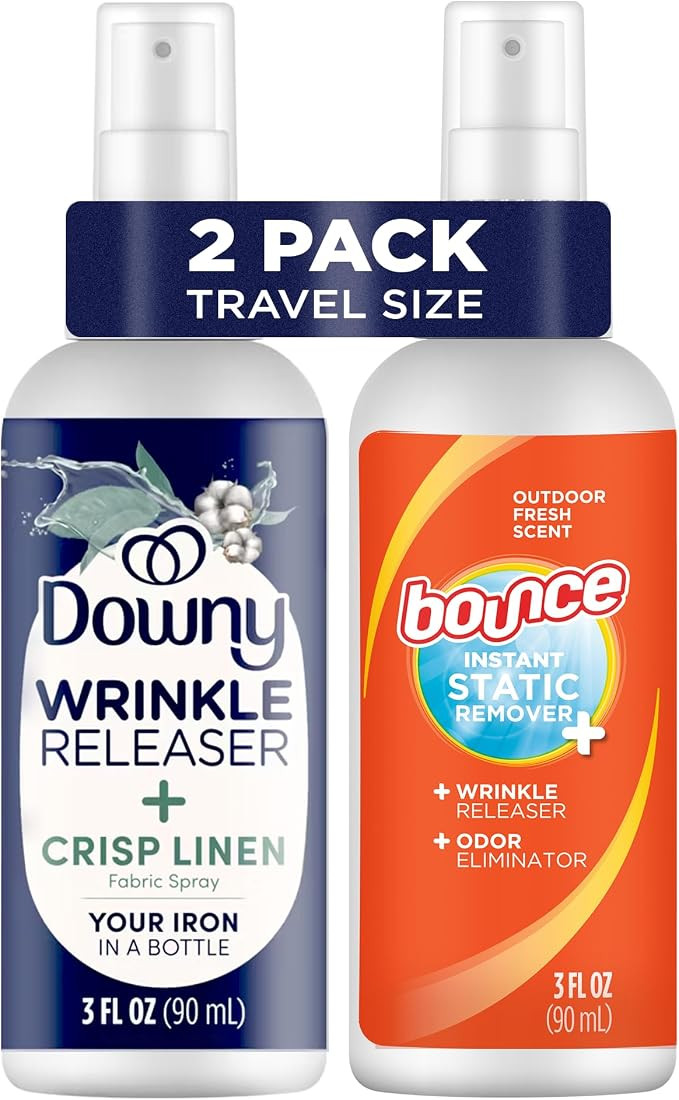 Downy Wrinkle Release Spray Bundle w/Bonus 3oz Bounce Spray Sample - 2 Pack | Amazon (US)