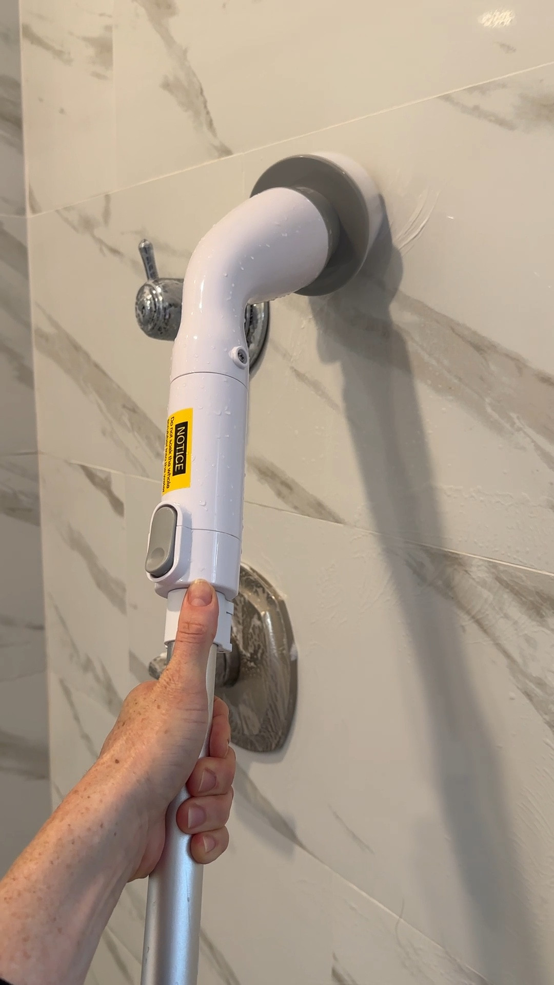 It’s hard to film while cleaning, but after seeing 958372836 TikToks on this spin brush I caved and bought one and I’m not gonna lie, it’s pretty great. Makes cleaning my enormous shower waaay easier.

#LTKhome