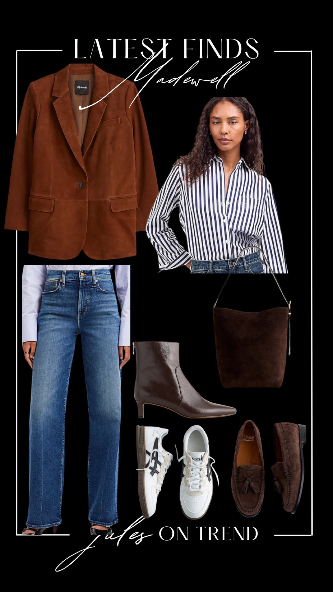 LTK in app sale on Madewell! 20% off! 

This blazer should be a closet staple! Dress up with an all black outfit underneath, or go casual chic with this blue striped top and high waisted jeans. Choose your comfort between little heel booties, sneakers or loafers. All on sale!

#LTKxMadewell #LTKFindsUnder100 #LTKSeasonal