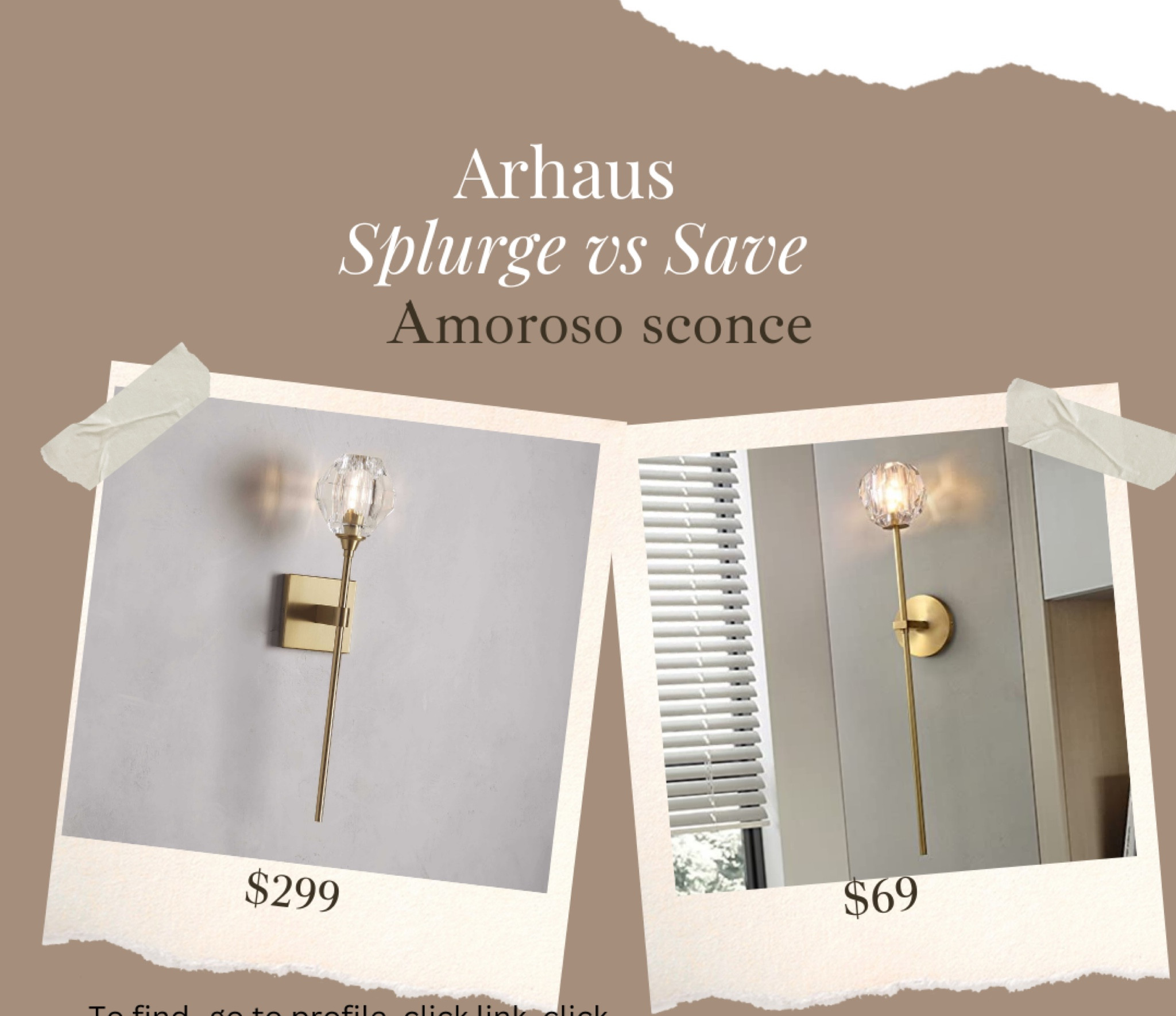 This arhaus amoroso sconce lookalike is amazing! And it’s 5” longer than the arhaus one. Currently has a 20% off coupon so you’ll get for $60 😬

Looks for less, home decor, neutral decor, modern decor, arhaus, looks for less, chandelier, accent furniture, accent chair, neutral aesthetic, arhaus, restoration hardware, wall sconce, Crystal sconce 

#LTKsalealert #LTKhome #LTKstyletip