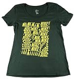 Nike Women's Block Repeat Tee T-Shirt Fir Green, Small | Amazon (US)