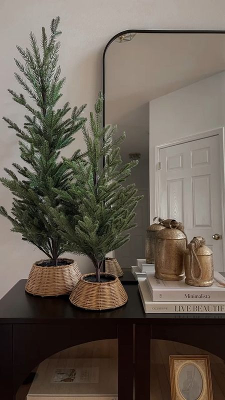 Christmas tree, tabletop tree, sideboard decor, Christmas entryway decor, holiday styling, arched cabinet, Christmas bells, jcPenney, Amazon home, minimalist, simple Christmas decor, faux Christmas tree, rustic Christmas decor

#LTKSeasonal #LTKHoliday #LTKhome