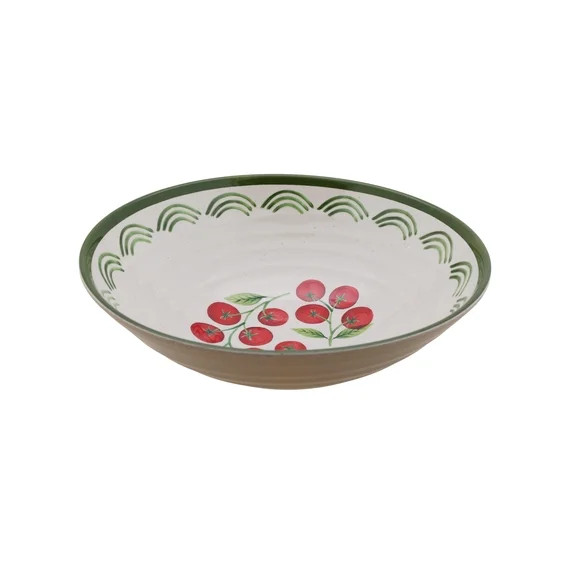 Better Homes & Gardens 4.9 qt Round Tomato Beige Reusable Dishwasher-Safe Bamboo Melamine Plastic... | Walmart (US)