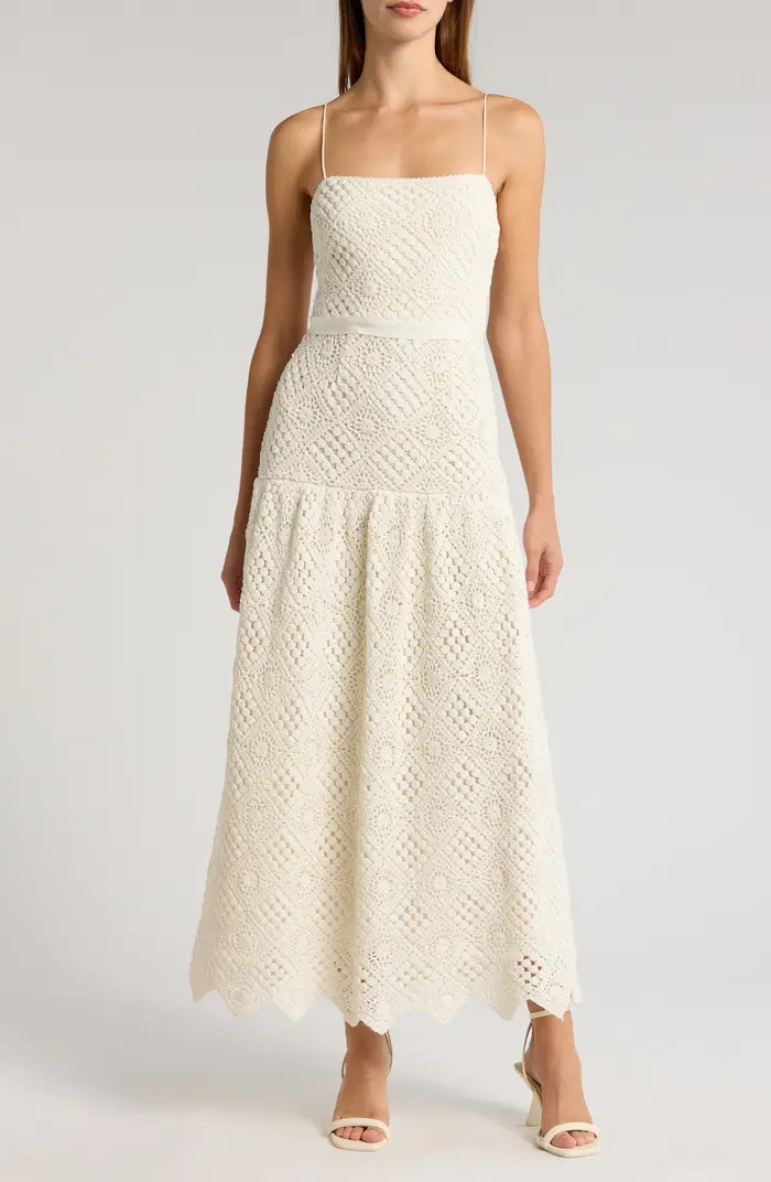 Saylor Evangelina Crochet Maxi Dress | Nordstrom | Nordstrom