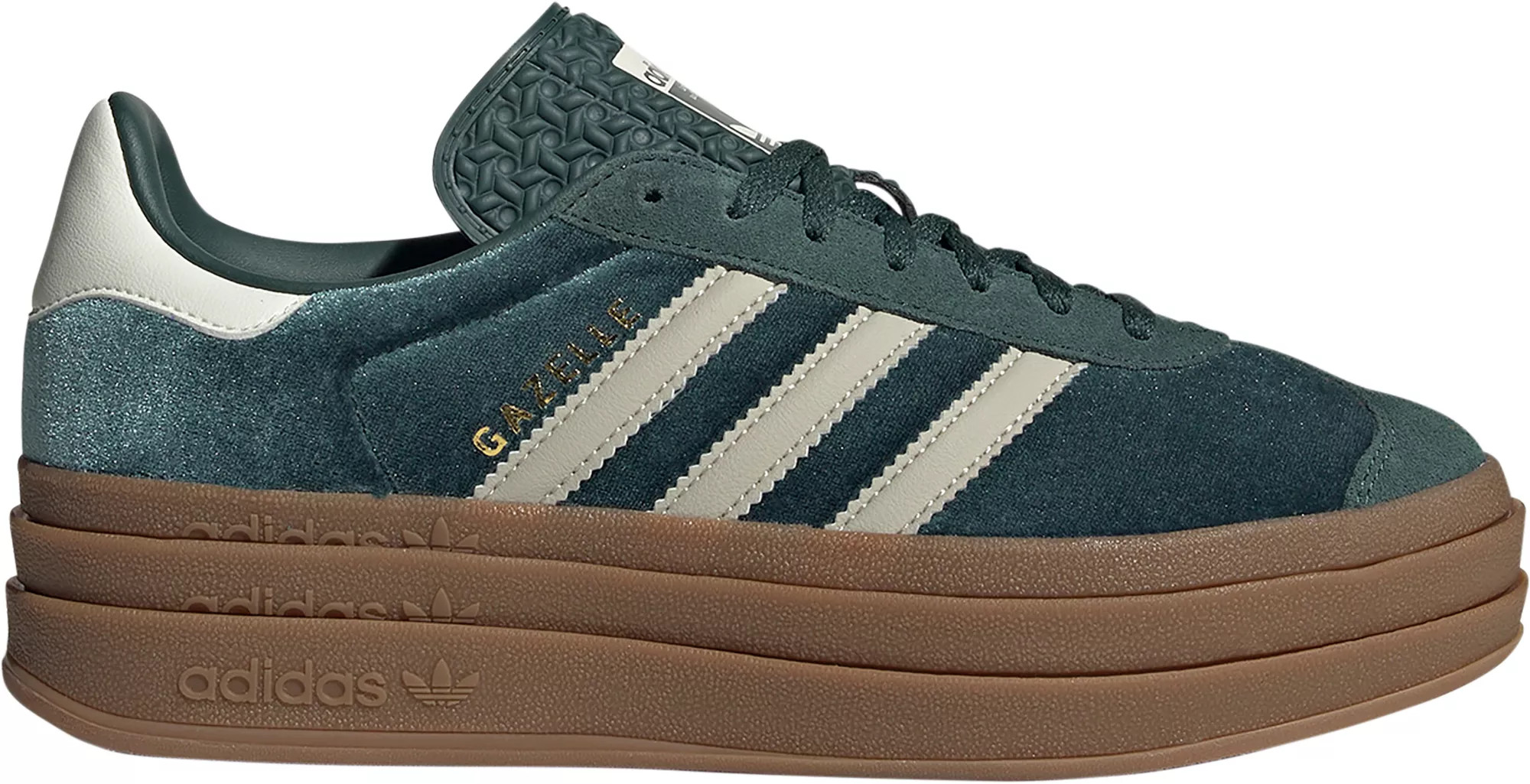 adidas Originals Women's Gazelle Bold Shoes, Size 6.5, Green/Grey | DICK'S Sporting Goods