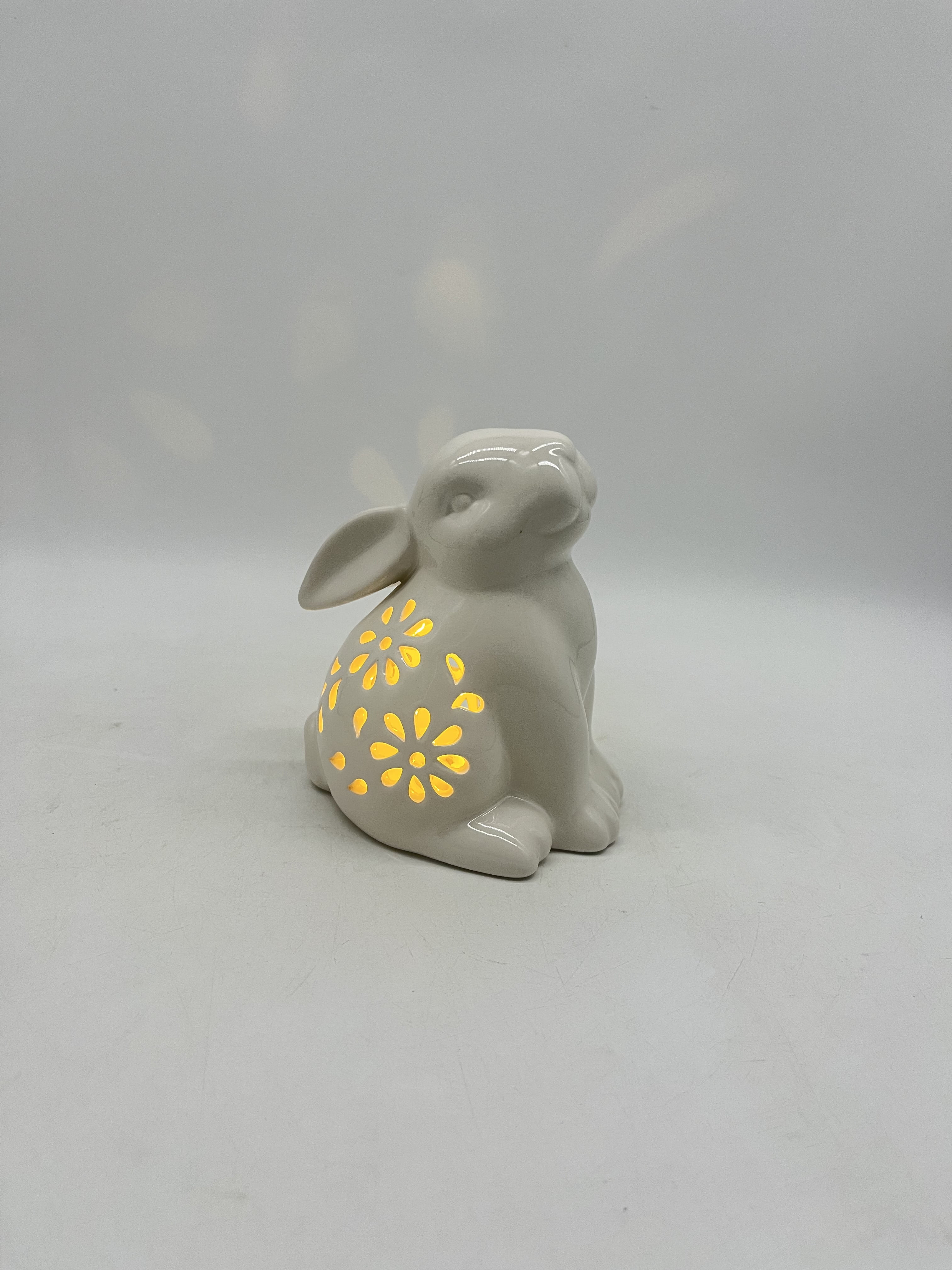 Easter White Light-Up Bunny Decor, by Way To Celebrate | Walmart (US)