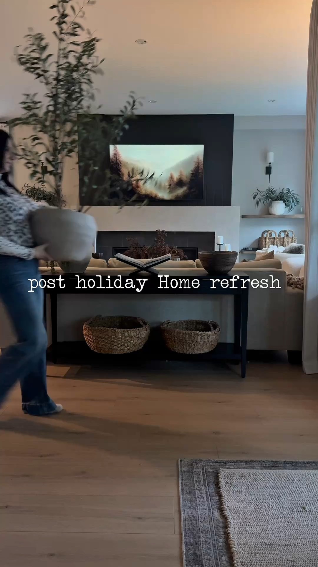 January refresh…with some affordable Target finds✨
The gorgeous potted trees are a nice way to transition from all my holiday trees and greenery.


#LTKHome