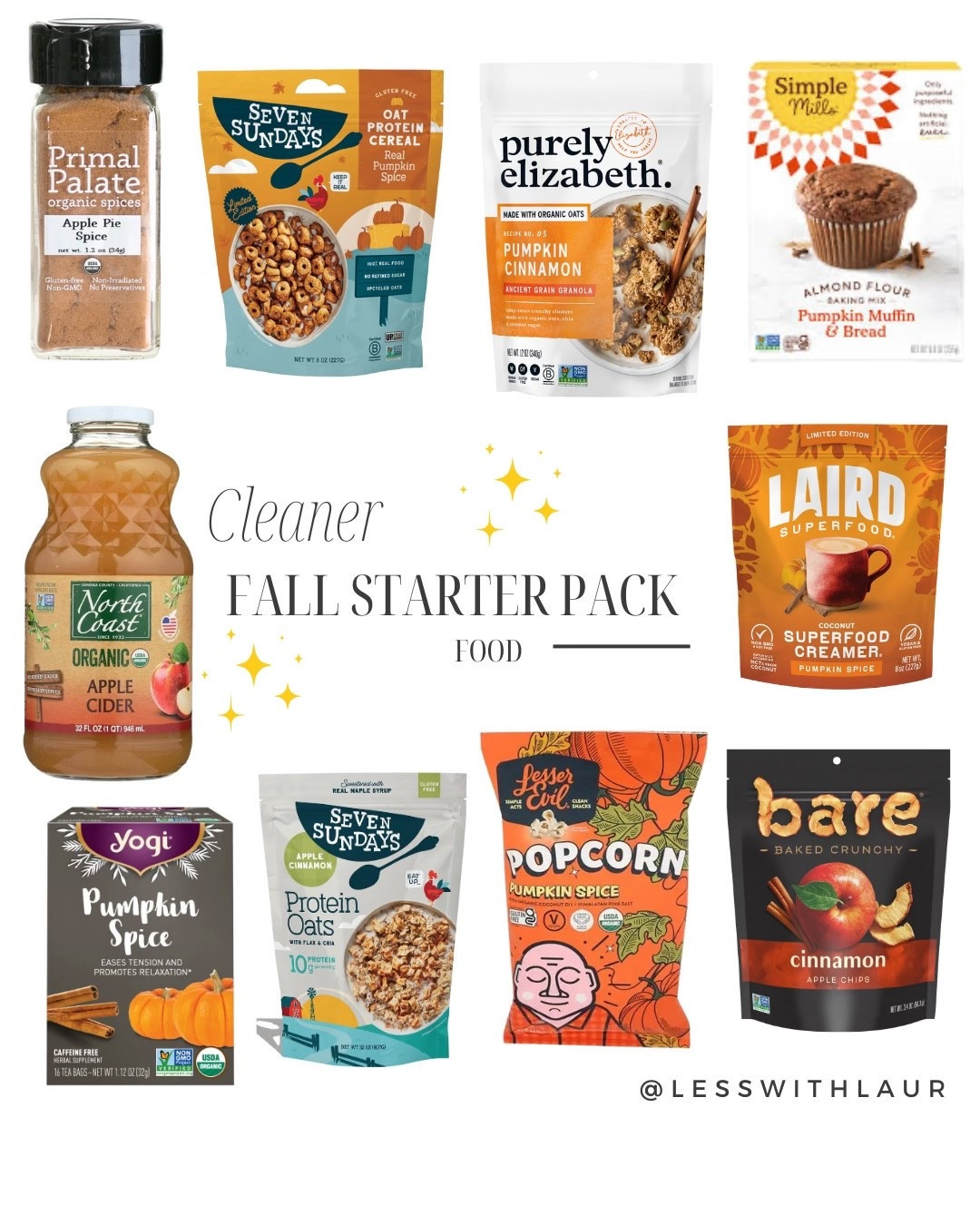 Cleaner Fall Starter Pack🍁 Food 

#LTKHome #LTKSeasonal