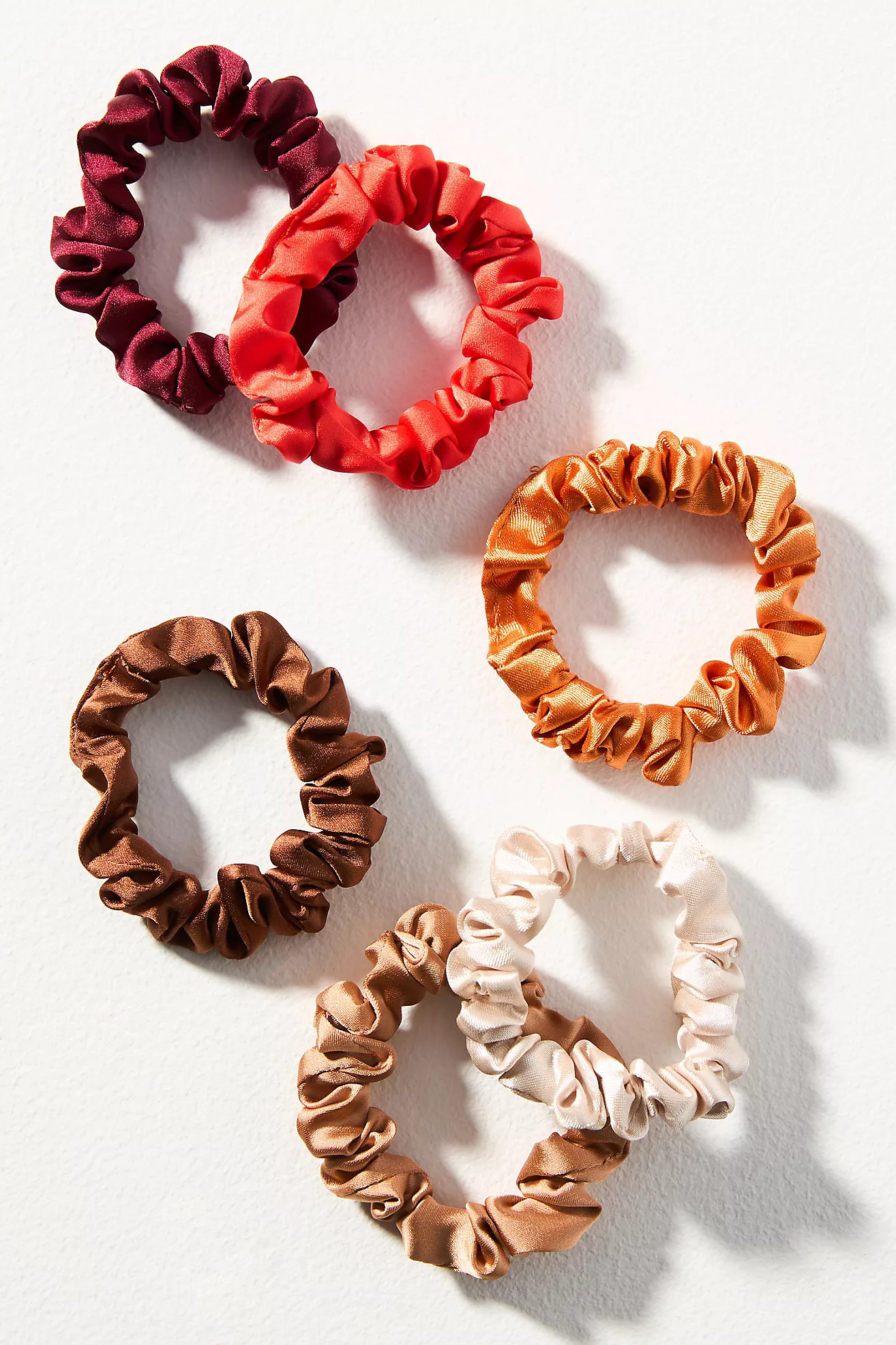 Satin Hair Ties, Set of 6 | Anthropologie (US)