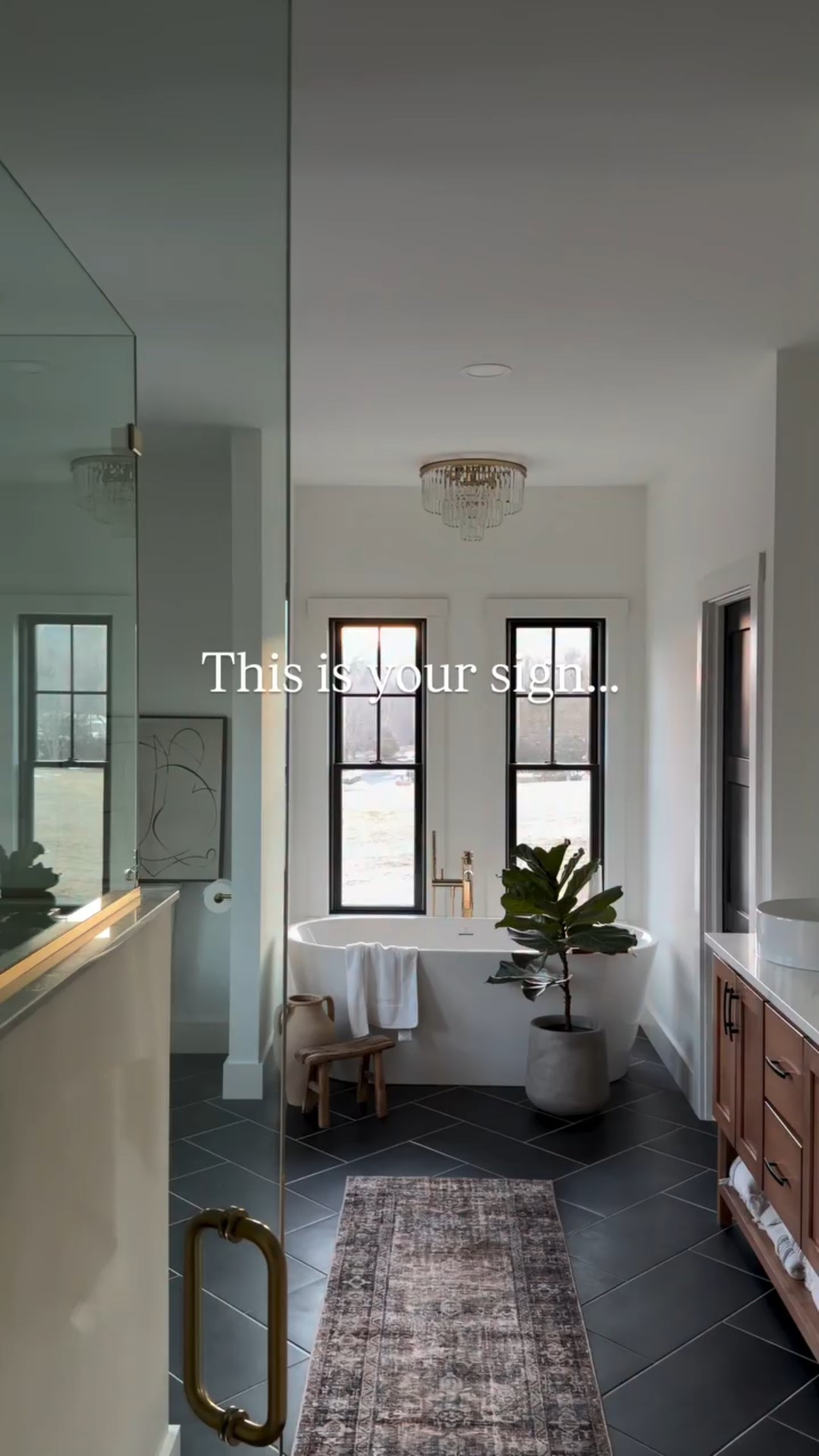 Replace the mats with a runner!

Swapped the bath mats for one continuous runner and it instantly felt more intentional.

It visually grounds the vanity, makes the space feel larger, and gives that boutique hotel look without changing anything permanent

Such a small change but it completely changed the vibe.

11’6 runner. Under $80 🙌🏻

Comment RUNNER and I’ll send the link or
visit my @shop.ltk 

#Homelnspo #BathroomInspo #NeutralHome
#ModernTraditional #interiordesignlovers