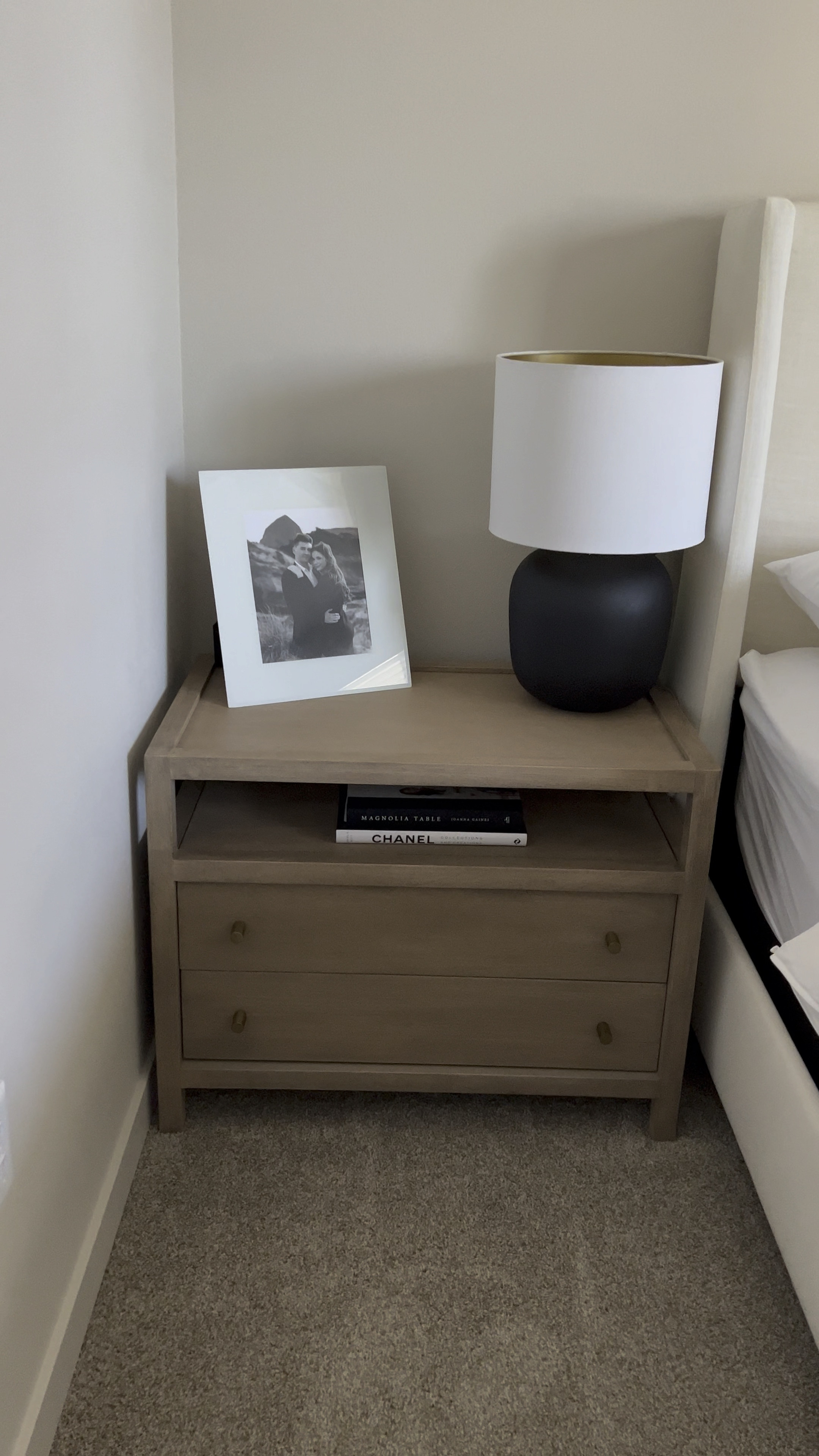 Shop my neutral nightstands. 
Perfect for that organic natural room decor look that is currently trending. 
Oak wood nightstands are the perfect contrast for a cream bed. 

#LTKSeasonal #LTKhome #LTKVideo