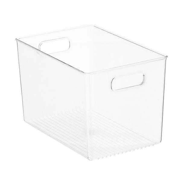 iDESIGN Linus Medium Kitchen Bin Clear | The Container Store