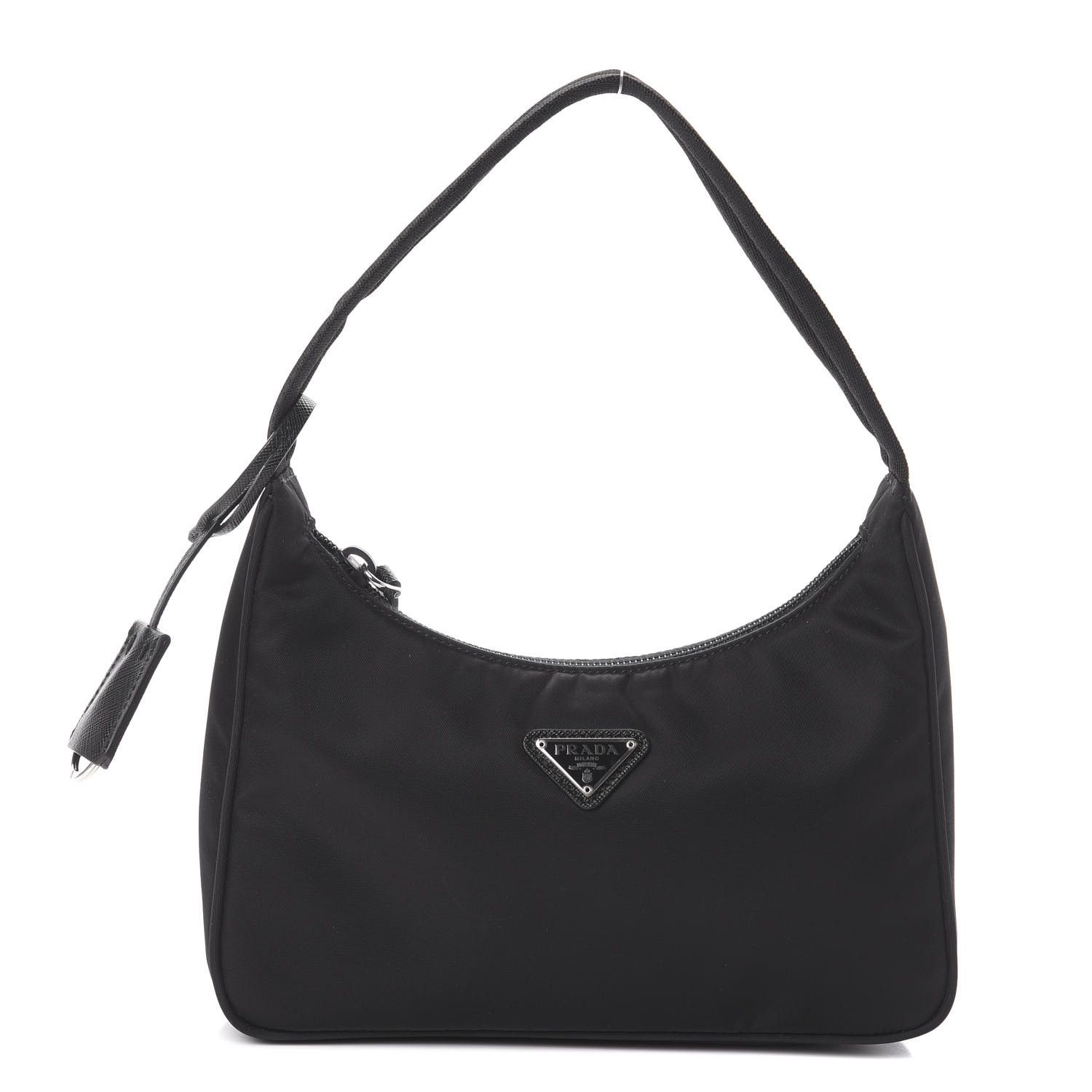 Tessuto Nylon Mini Re-Edition 2000 Bag Black | Fashionphile