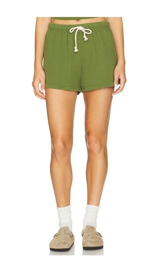 French Terry Sweat Shorts in Safari | Revolve Clothing (Global)