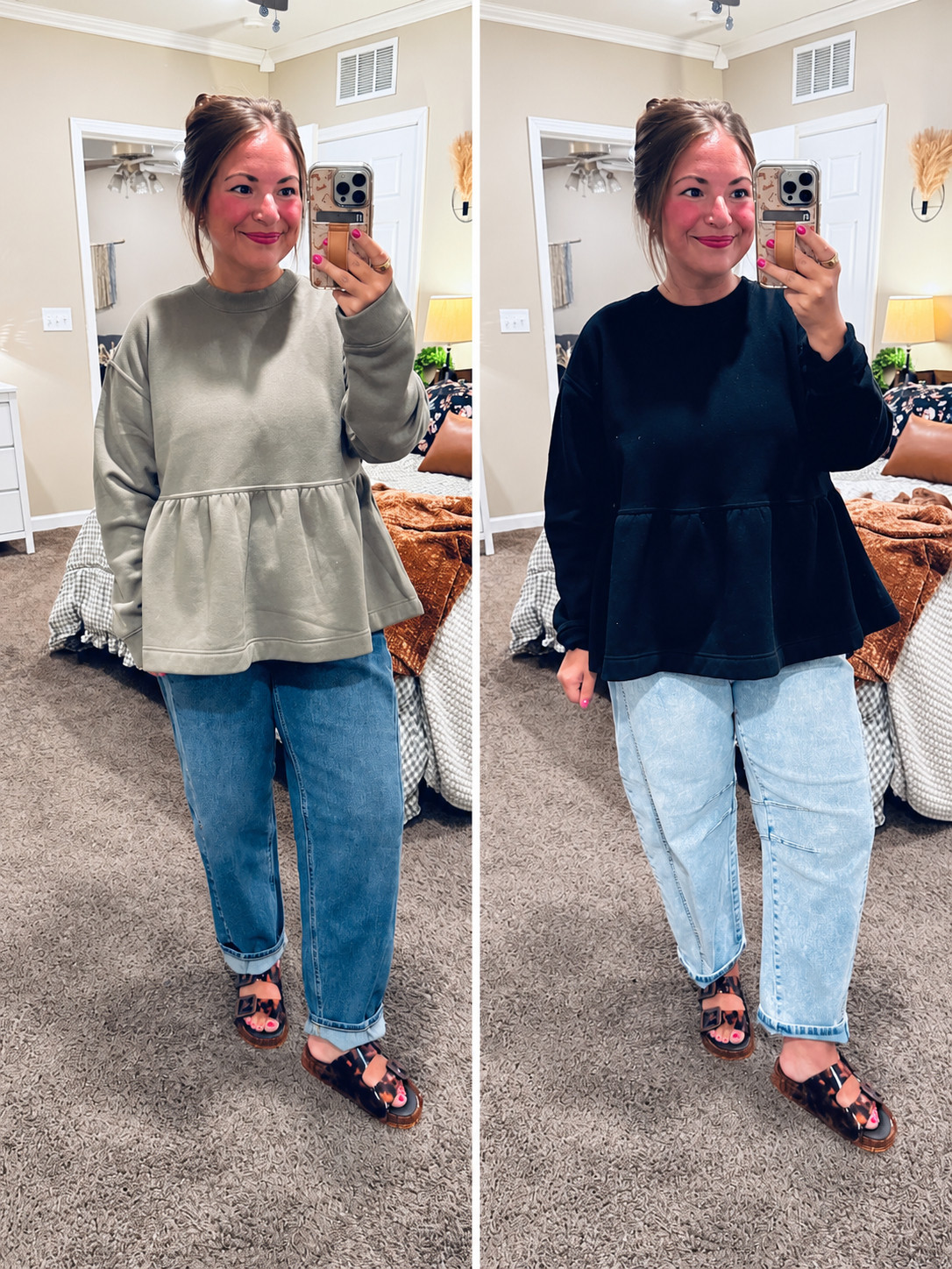 This Walmart peplum top is less than $20! 🖤 Comfy with the cutest peplum detail, paired with jeans for a casual classroom look. Which color would you choose?

#LTKootd #LTKMidsize #LTKWorkwear