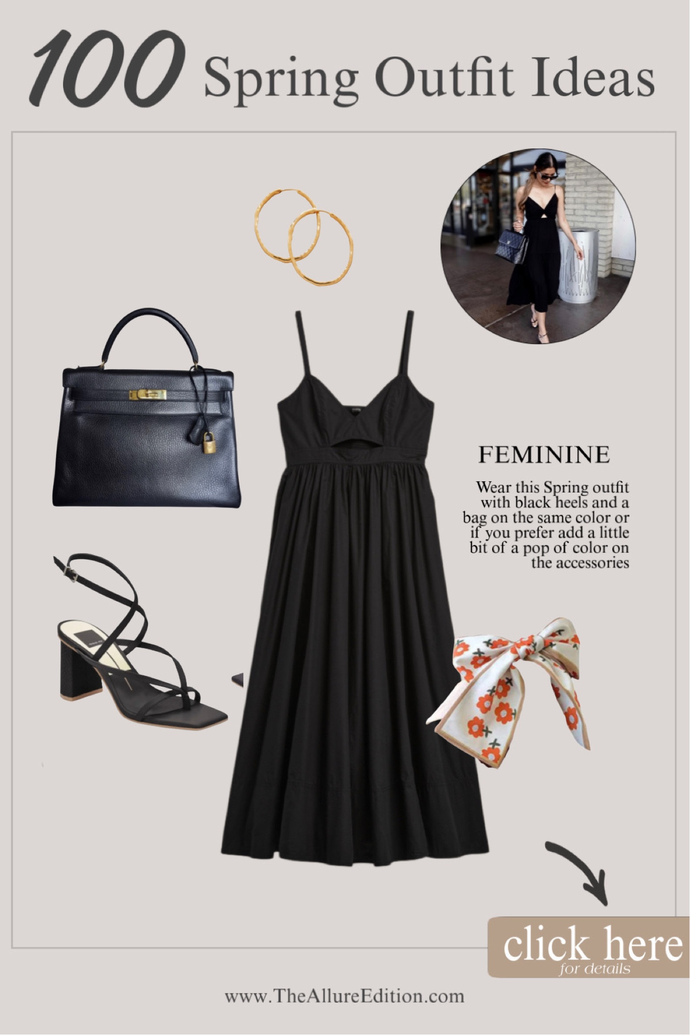 Spring Outfit idea
Spring dress, black dress
Cotton dress, summer dress, black spring dress
Black heel sandals 
Black hermes kelly 28 bag

#LTKFind #LTKstyletip #LTKSeasonal