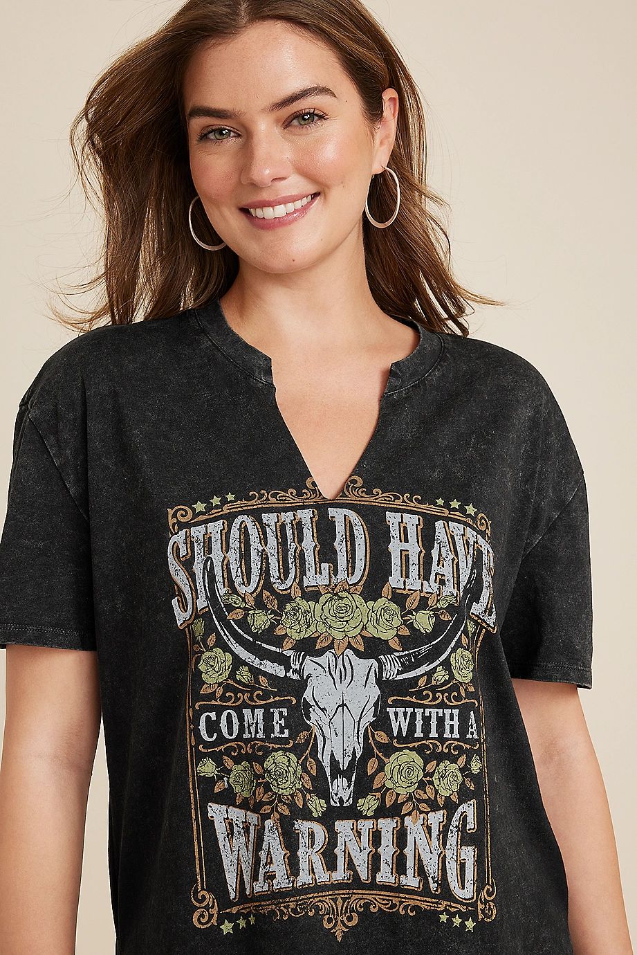 Should Have Come With A Warning Graphic Tee | Maurices