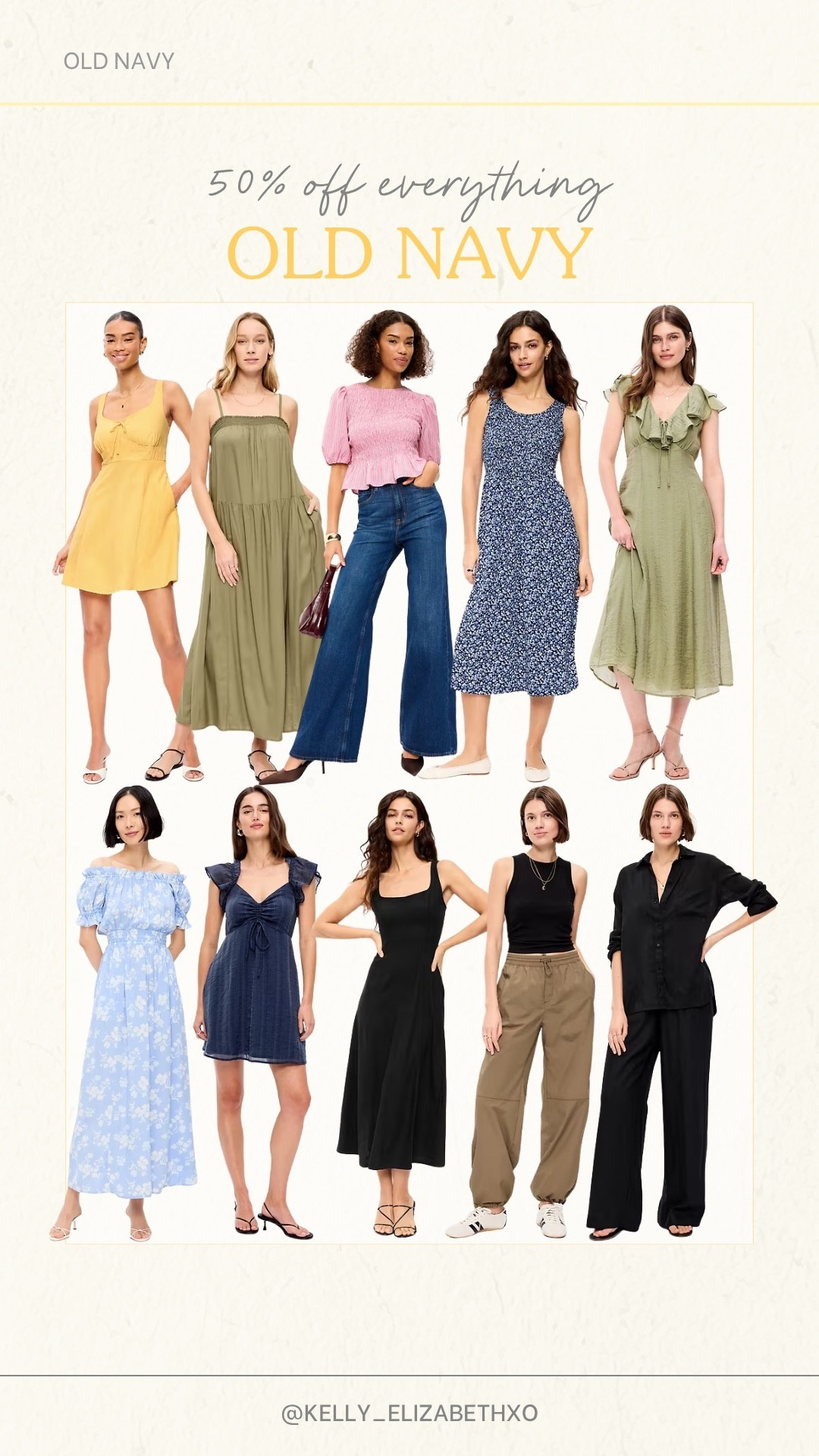 Old Navy Sale: 50% off everything!!

#LTKSeasonal #LTKMidsize #LTKSaleAlert