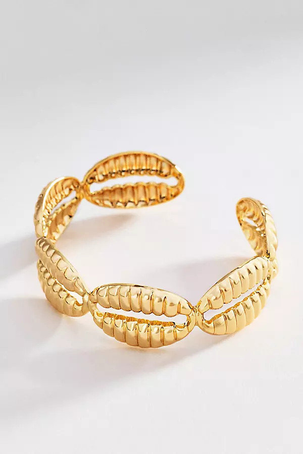 Metal Shell Cuff Bracelet | Anthropologie (US)