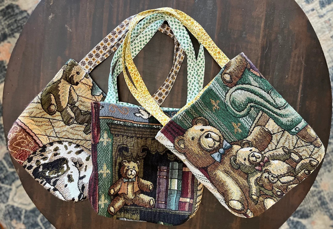 Upcycled Tapestry Tote for Market, Library, School, Work, or Play | Etsy (US)