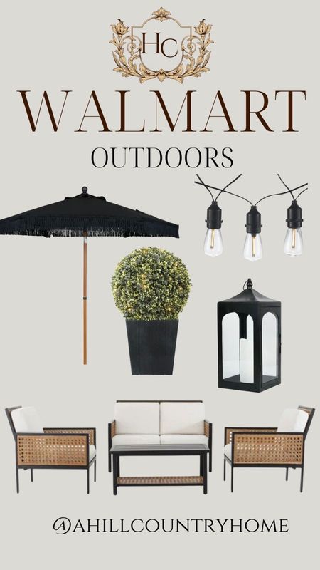 Walmart Outdoors!

Follow me @ahillcountryhome for daily shopping trips and styling tips!

Umbrella, lighting , artificial plants, furniture 


#LTKU #LTKSeasonal #LTKFind